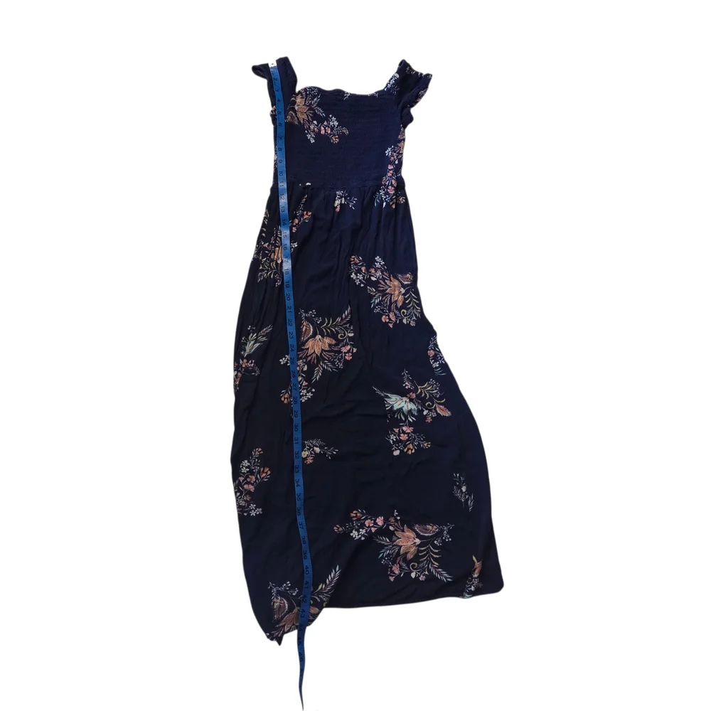 Navy Floral Maxi Dress - Women - Picture 2 of 7